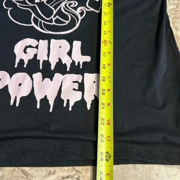 My Little Pony rare vintage NWT Black Tee - Girl Power Design - Picture 10 of 11